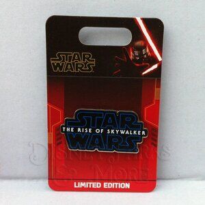 Disney Parks Star Wars Pin Rise of Skywalker Logo Episode IX Limited Edition